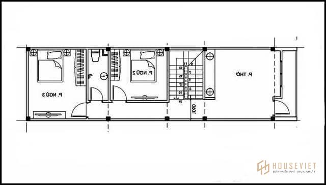 4x15m.  thiết kế nhà ống