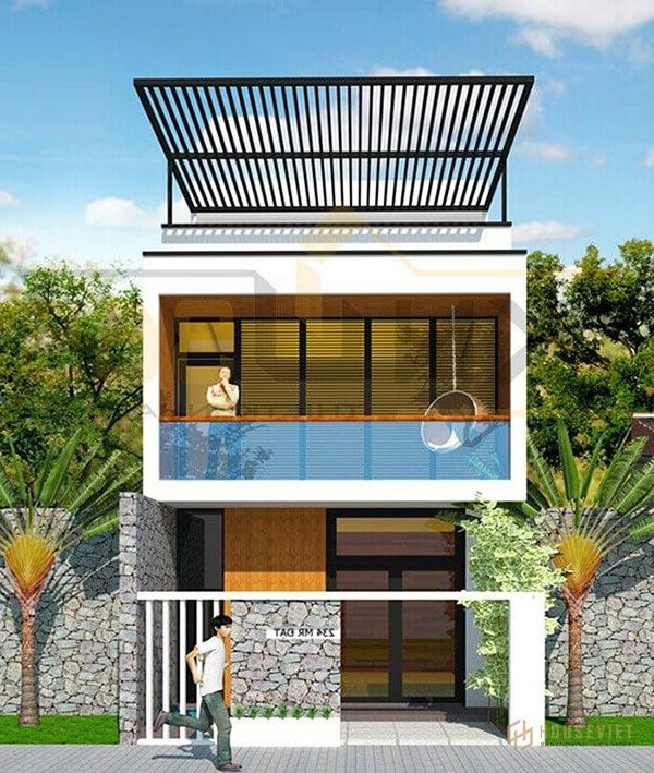 Nhà phố mặt tiền 6m 2 tầng