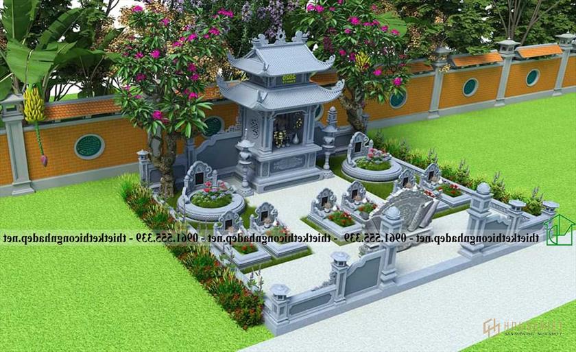 Mẫu thiết kế lăng gia đình NDNTH27