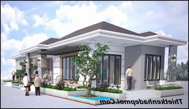 Thiết Kế Mới Nhà Vườn Phong Cách Châu Âu Hiện Đại 8x18m