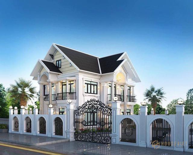 Biệt thự 2 tầng mái thái 200m2 