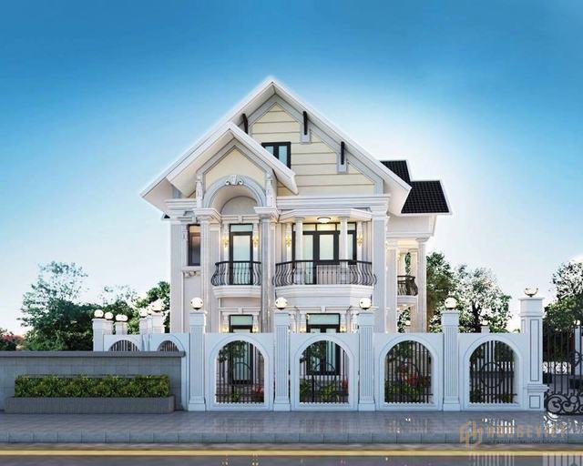 Xây nhà biệt thự đẹp 1 trệt 1 lầu tại phú quốc