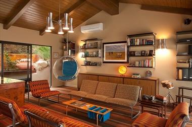 Thiết kế phòng khách chung cư đẹp theo phong cách Retro