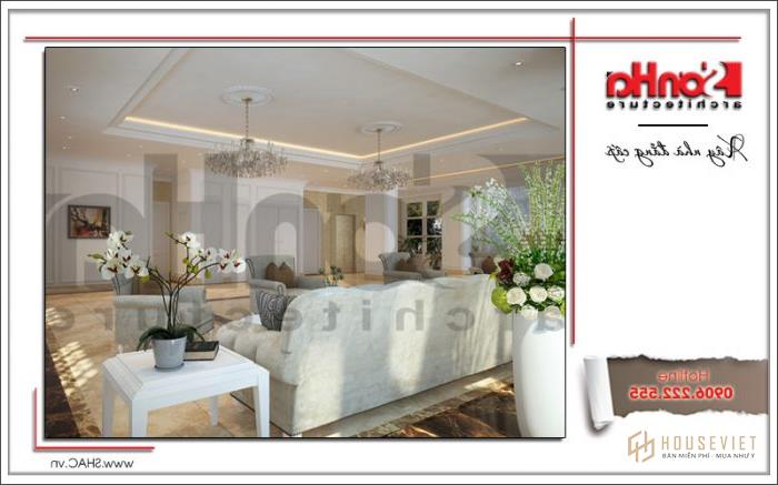 Mẫu thiết kế khách sạn tiêu chuẩn 4 sao kiến trúc đẹp tại Sài Gòn - SH KS 0033 50 Thiết kế nội thất sảnh khách sạn cổ điển sh ks 0033