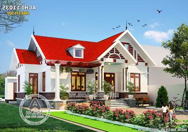 Mẫu nhà cấp 4 đẹp 1 tầng ở Hải Phòng - ACHI 11035