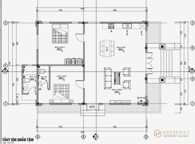 mẫu nhà cấp 4 9x12m