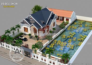 9 mẫu thiết kế nhà cấp 4 hiện đại mái thái đẹp giá rẻ