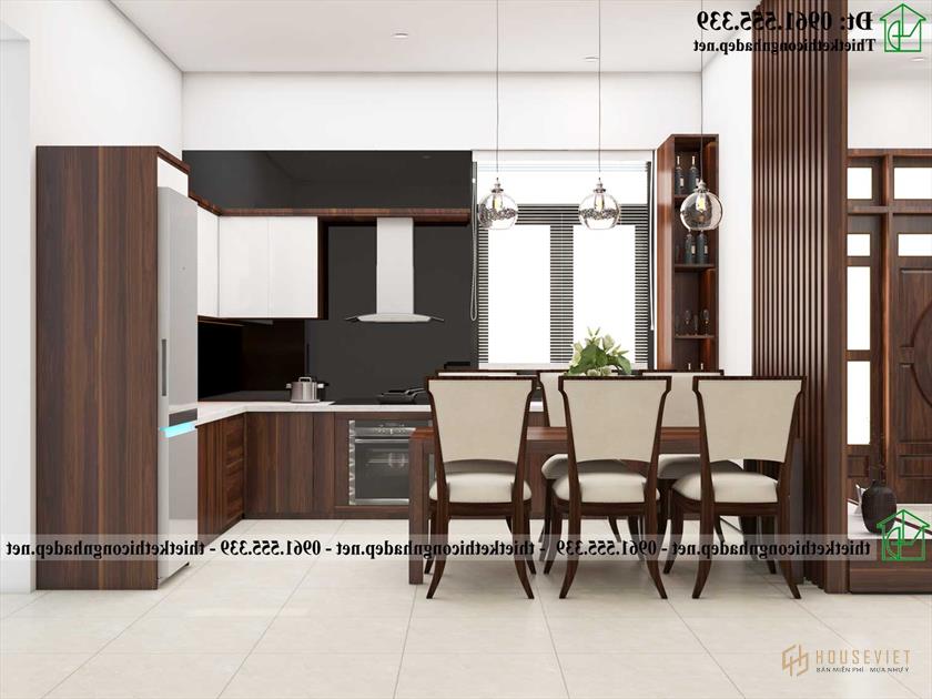 Thiết kế nội thất phòng bếp nhà cấp 4 đẹp NDNC479 design-ke-noi-that-phong-bep-nha-cap-4-dep