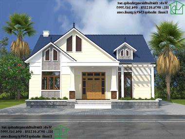 Nhà cấp 4 3 phòng ngủ mái thái 12x10 đẹp ở Thái Bình NDNC479