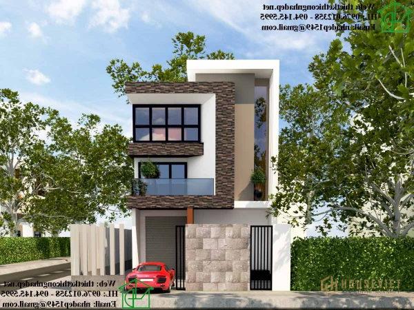 mẫu nhà phố đẹp 3 tầng 7x14m 1