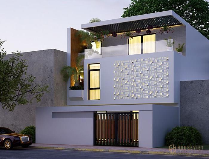 Mẫu nhà 8x10m 2 tầng