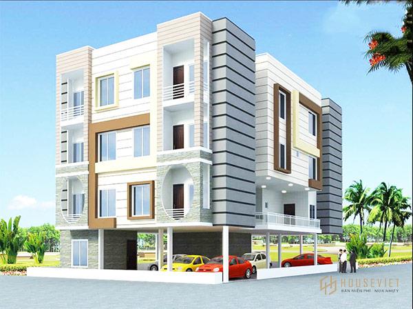 Khách sạn 3 sao với kiến trúc bắt mắt