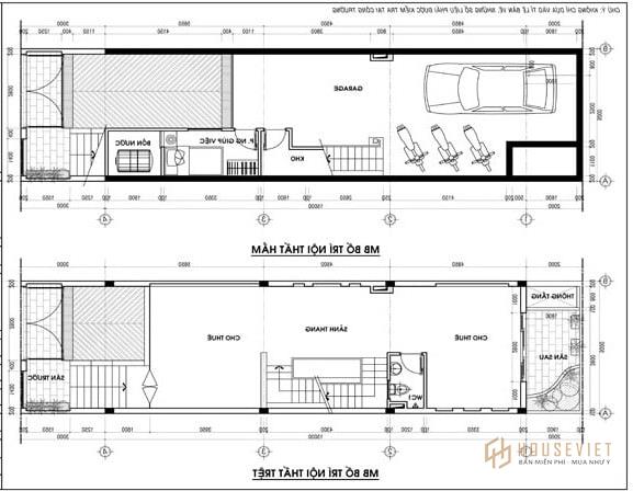 Mẫu thiết kế nhà 4 tầng 5x16