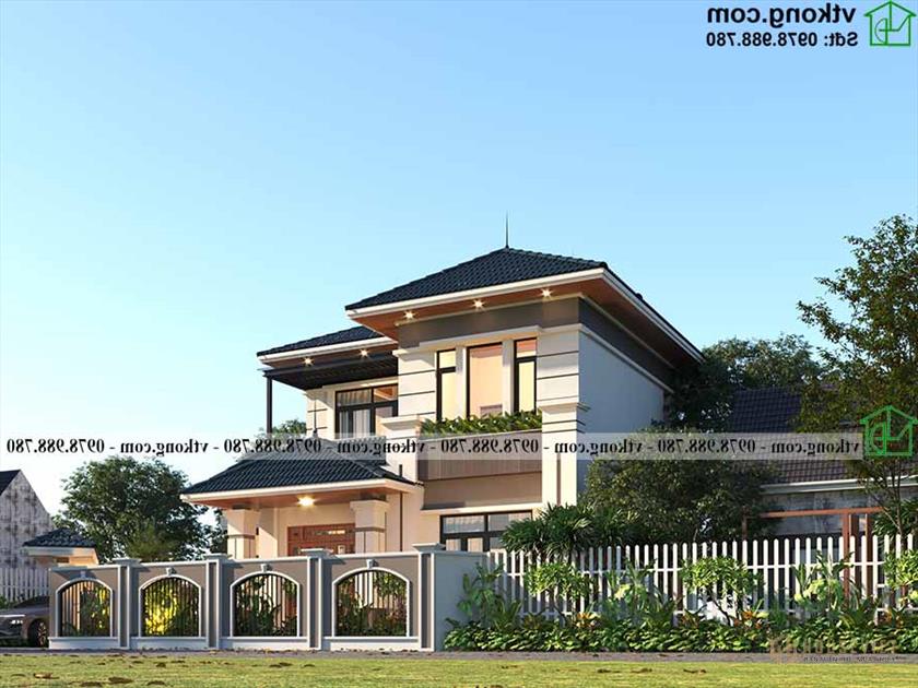 Biệt thự 2 Tầng Tầng Thượng Nhật Bản có 4 Phòng Ngủ 13x10m Hoành Điếm