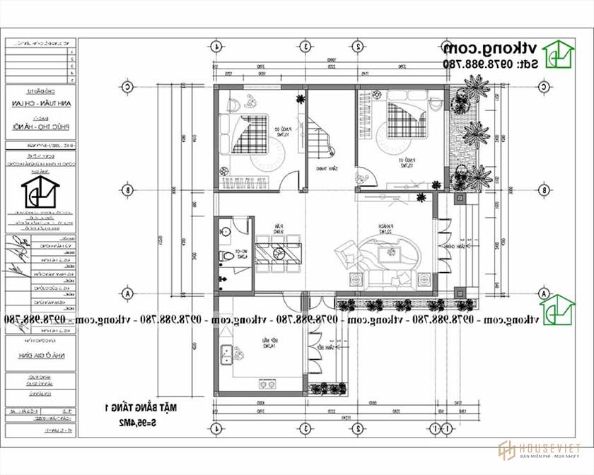 Biệt thự 2 Tầng Tầng Thượng Nhật Bản có 4 Phòng Ngủ 13x10m Hoành Điếm