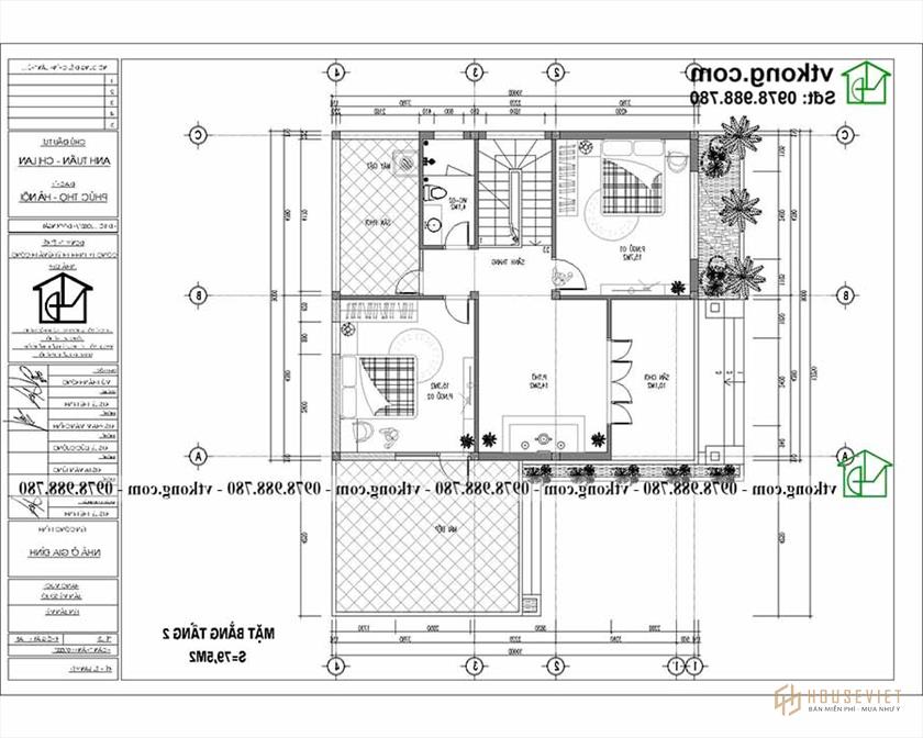 Biệt thự 2 Tầng Tầng Thượng Nhật Bản có 4 Phòng Ngủ 13x10m Hoành Điếm