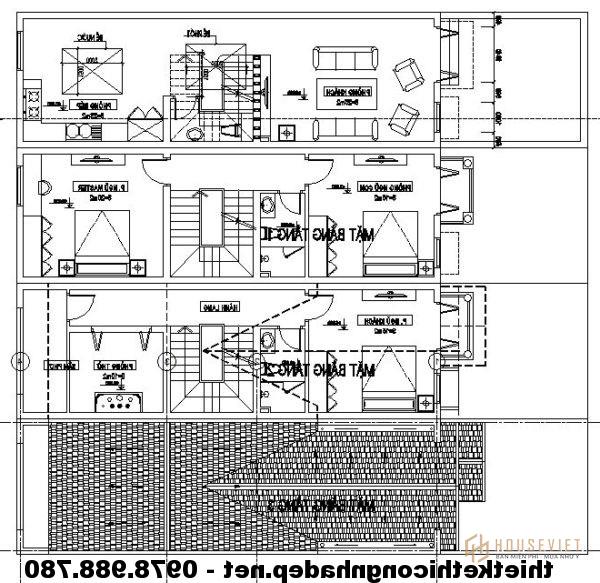 Nhà phố 4 tầng đẹp NDNP4T2