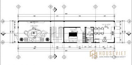 Hoành tráng mẫu nhà ống 3 phòng ngủ 2 tầng