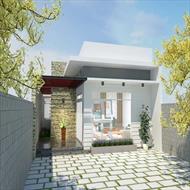 Mẫu nhà phố 1 tầng 5x20m2 dành cho vợ chồng trẻ