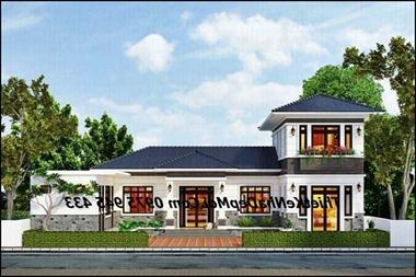 Mẫu biệt thự 1 tầng 5 phòng ngủ đẹp cuốn hút ngay từ cái nhìn đầu tiên