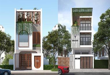 Mẫu thiết kế nhà phố hiện đại, ấn tượng, phù hợp với gia đình trẻ