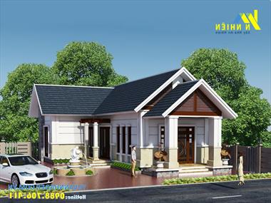 TOP 6+ Mẫu Nhà Vườn 1 Tầng 2 Phòng Ngủ Đẹp Hiện Đại