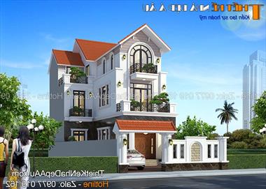 Phương án thiết kế nhà hình chữ L mặt tiền 7m hiện đại và sang trọng