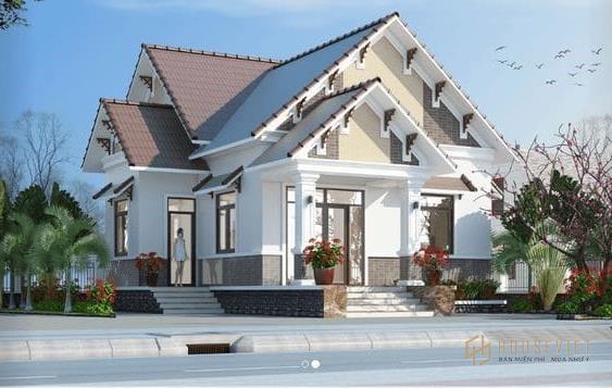 Mẫu Thiết Kế Nhà Vườn 10x20m 1 Tầng 4 Phòng Ngủ Đẹp Và Sang Trọng