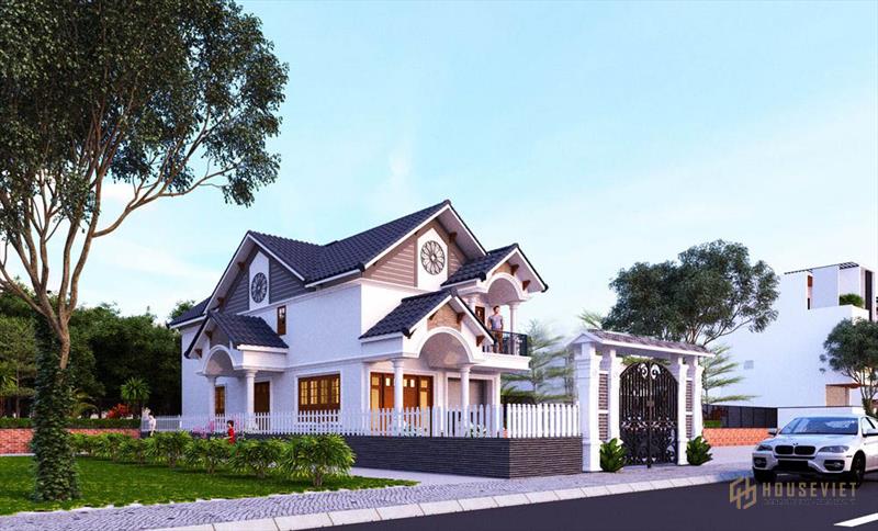 Biệt thự 2 tầng 3 phòng ngủ đẹp sang trọng khiến ai cũng mê