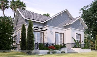 Nhà Cấp 4 200m2 Thiết Kế Siêu Đẹp Khiến Hàng Xóm Khen ngợi
