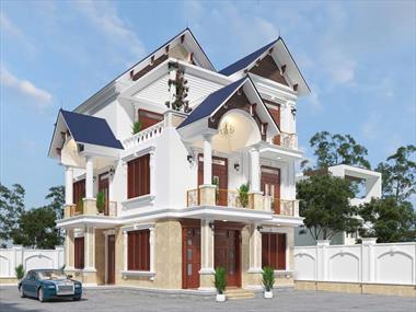 Mẫu thiết kế biệt thự mái thái đẹp, phong cách lịch lãm dành cho những gia chủ sành điệu