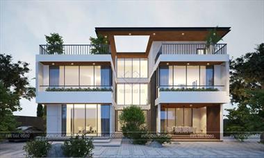 Mẫu thiết kế biệt thự đẹp hiện đại phong cách Châu Âu sang trọng - Chị Diệu, Quận 7