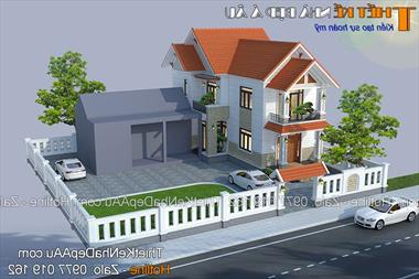 Mẫu thiết kế nhà chữ L 4 phòng ngủ đẹp đến nao lòng