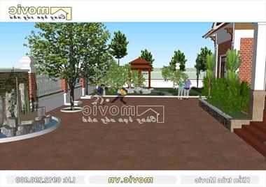 Những mẫu nhà vườn cấp 4 ở nông thôn thoáng mát hiện đại