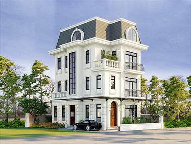 10 mẫu thiết kế biệt thự 3 tầng 2 mặt tiền hiện đại và đẳng cấp