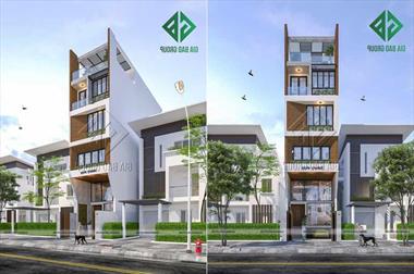 Thiết kế nhà phố kết hợp kinh doanh hiện đại, thời thượng