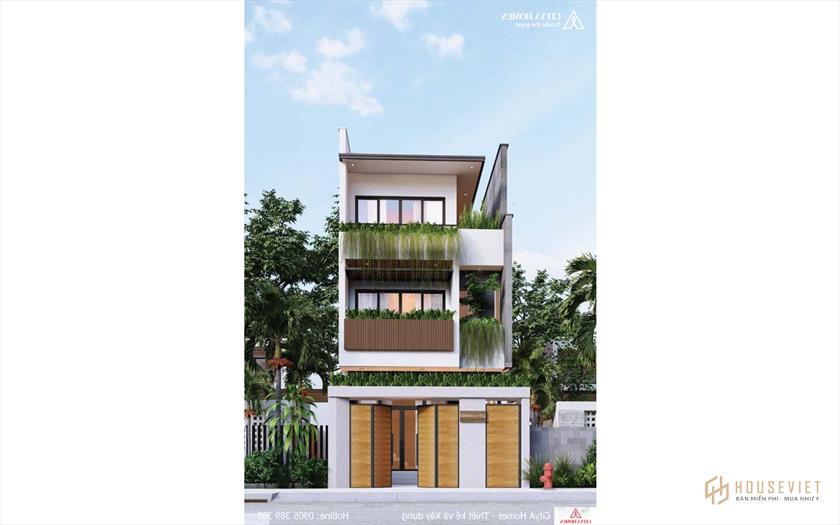 Nhà Phố 2 Tầng Tum Có Không Gian Xanh Trong Lành, Gần Với Thiên Nhiên