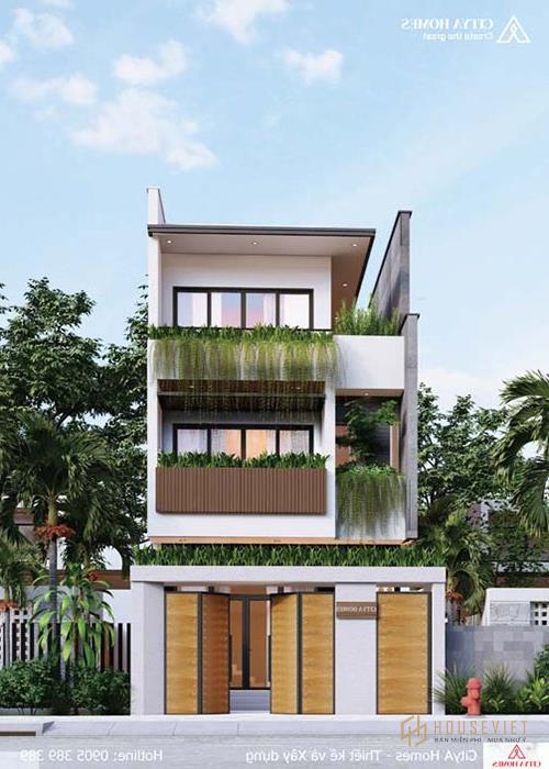 Mẫu thiết kế nhà 3 tầng tại Quảng Ngãi chìa khóa trao tay - Anh Lâm Khách