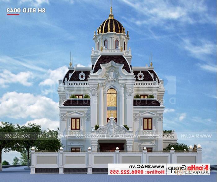 Lộ diện biệt thự 3 tầng trăm tỷ của đại gia Hà Nam - SH BTLD 0043 26 Sự vương giả được thể hiện đầy đủ và tinh tế từ ngoại thất của ngôi biệt thự