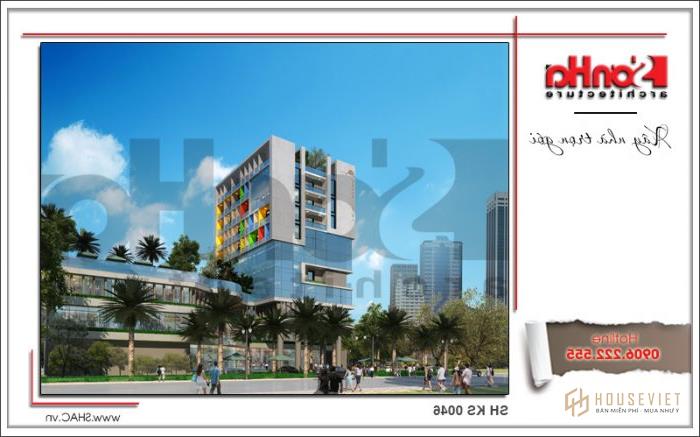 Thiết kế cải tạo khách sạn Vân Hải 3 sao tiêu chuẩn quốc tế tại Quảng Ninh - SH KS 0046 15 Thiết kế kiến trúc khách sạn 3 sao sang trọng tiêu chuẩn quốc tế