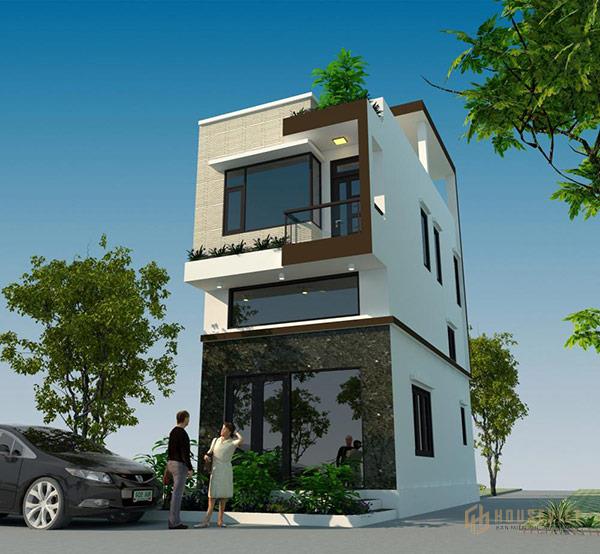 Thiết kế nhà 40m2 có gác lửng