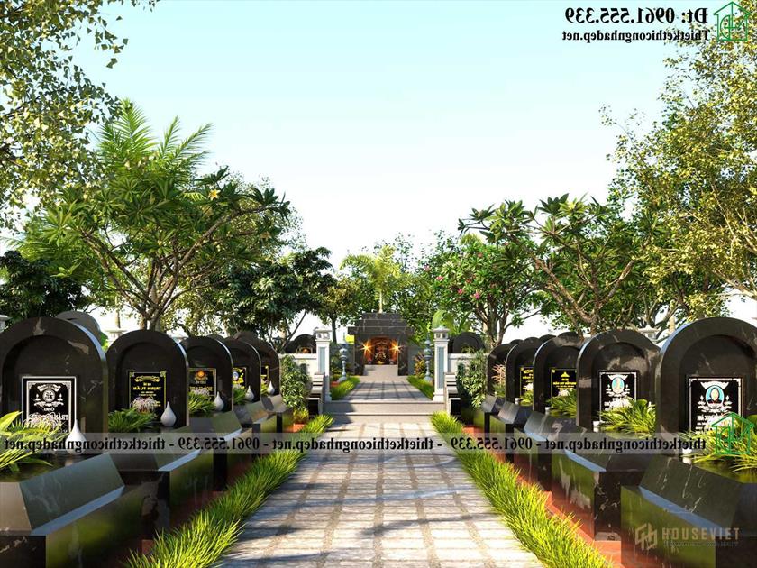 Mẫu lăng mộ đẹp NDNTH28