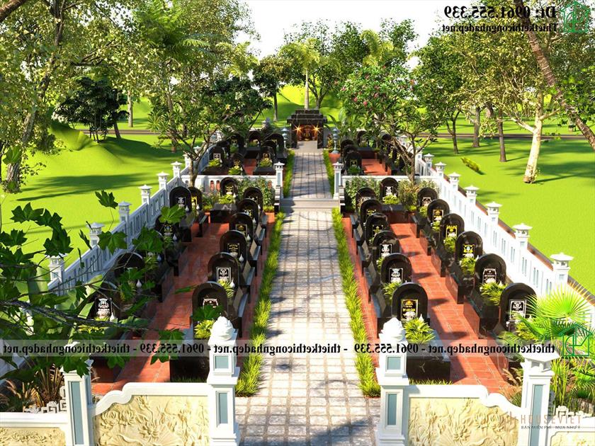 Mẫu lăng mộ gia đình hiện đại NDNTH28