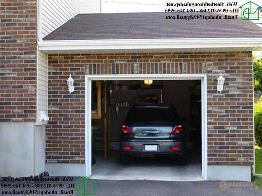 Nhà để xe và kho kết hợp.