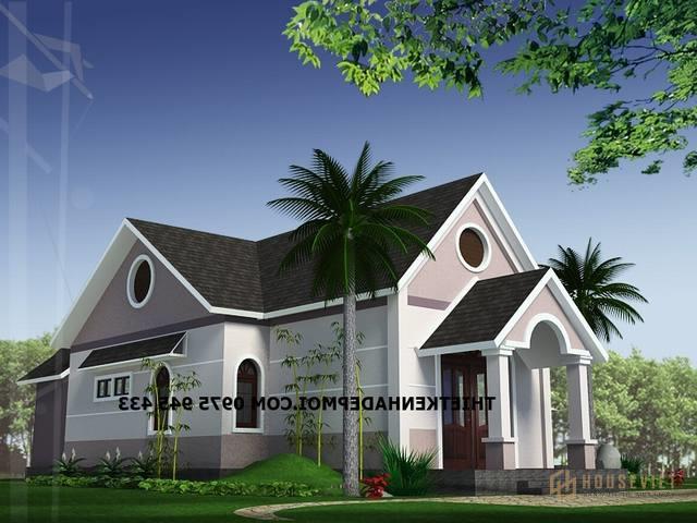 nhung mau nha cap 4 dep o nong thon