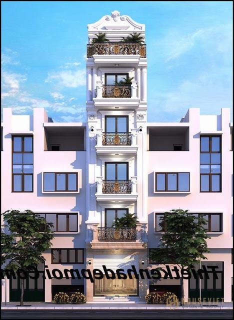 Mặt tiền lô 6 tầng 4,5m