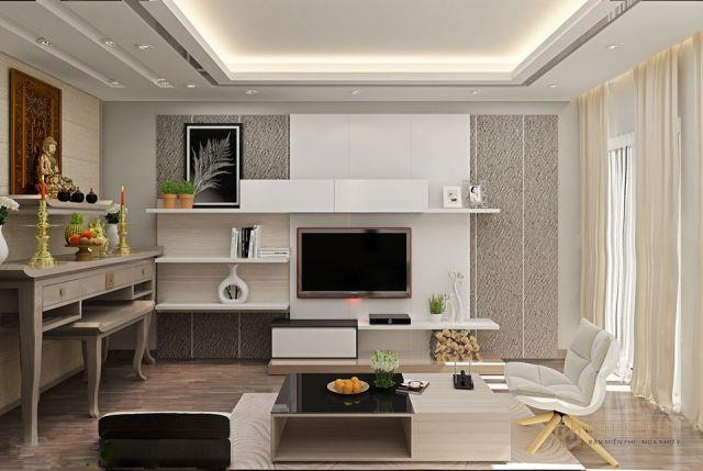 chọn hướng đặt bàn thờ phòng khách nhà chung cư.