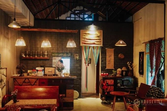 Thiết kế quán cafe cũ với những đồ vật đẹp