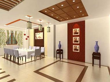 Những mẫu trần thạch cao kết hợp gỗ làm say đắm lòng người