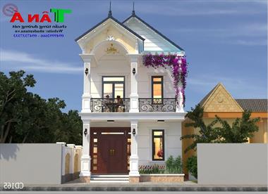 Mẫu nhà 2 tầng mái thái 6 * 15m, MS: CD 165